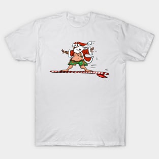 Santa Surfing T-Shirt